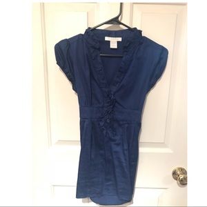 Charlotte Russe navy  blouse